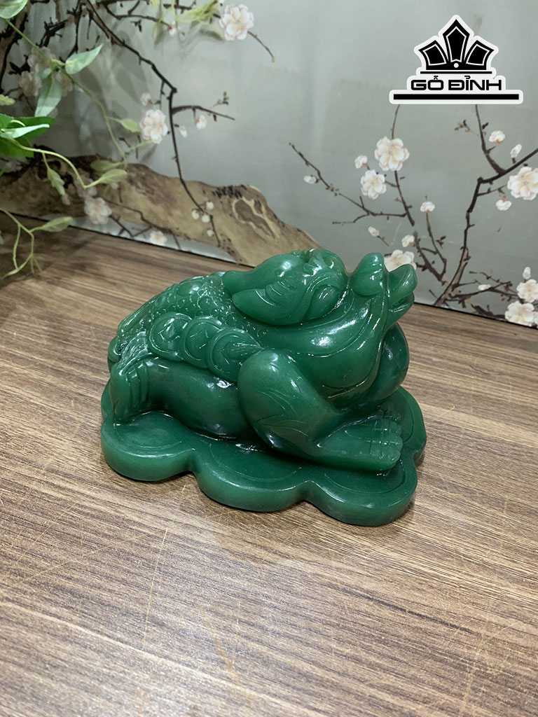 Thiềm Thừ Đá Ngọc Linh Đông Cao 10,5 Ngang 15 (cm) 2,15kg