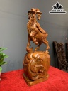 Tượng Nhất Dương Gỗ Hương Cao 55 Ngang 25 Sâu 20 (cm)