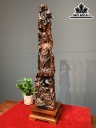 Tượng Phật Bà Quan Âm Gỗ Cẩm Cao 92 Ngang 22 Sâu 20 (cm)