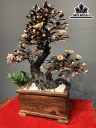 Chậu Phù Dung Gỗ Trắc Cao 79 Ngang 63 Sâu 38 (cm)