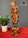 Tượng Tế Công Gỗ Sưa Cao 45 Ngang 12 Sâu 12 (cm)