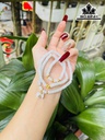 Chuỗi Đá Bạch Ngọc Cỏ Bi Vàng
