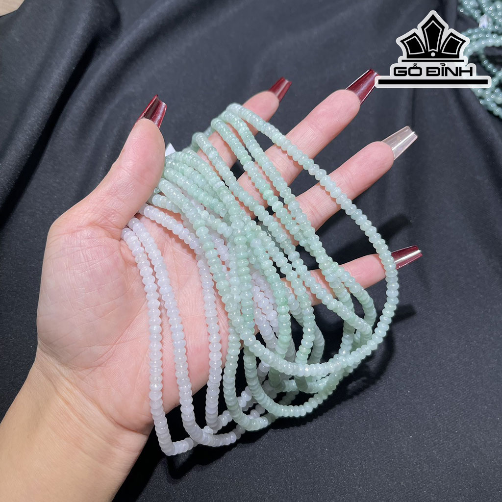 Chuỗi Đá Bạch Ngọc Đường Kính Hạt 5 (mm) 5cts
