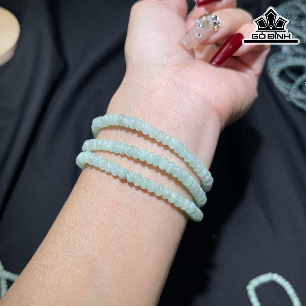 Chuỗi Đá Bạch Ngọc Đường Kính Hạt 5 (mm) 5cts