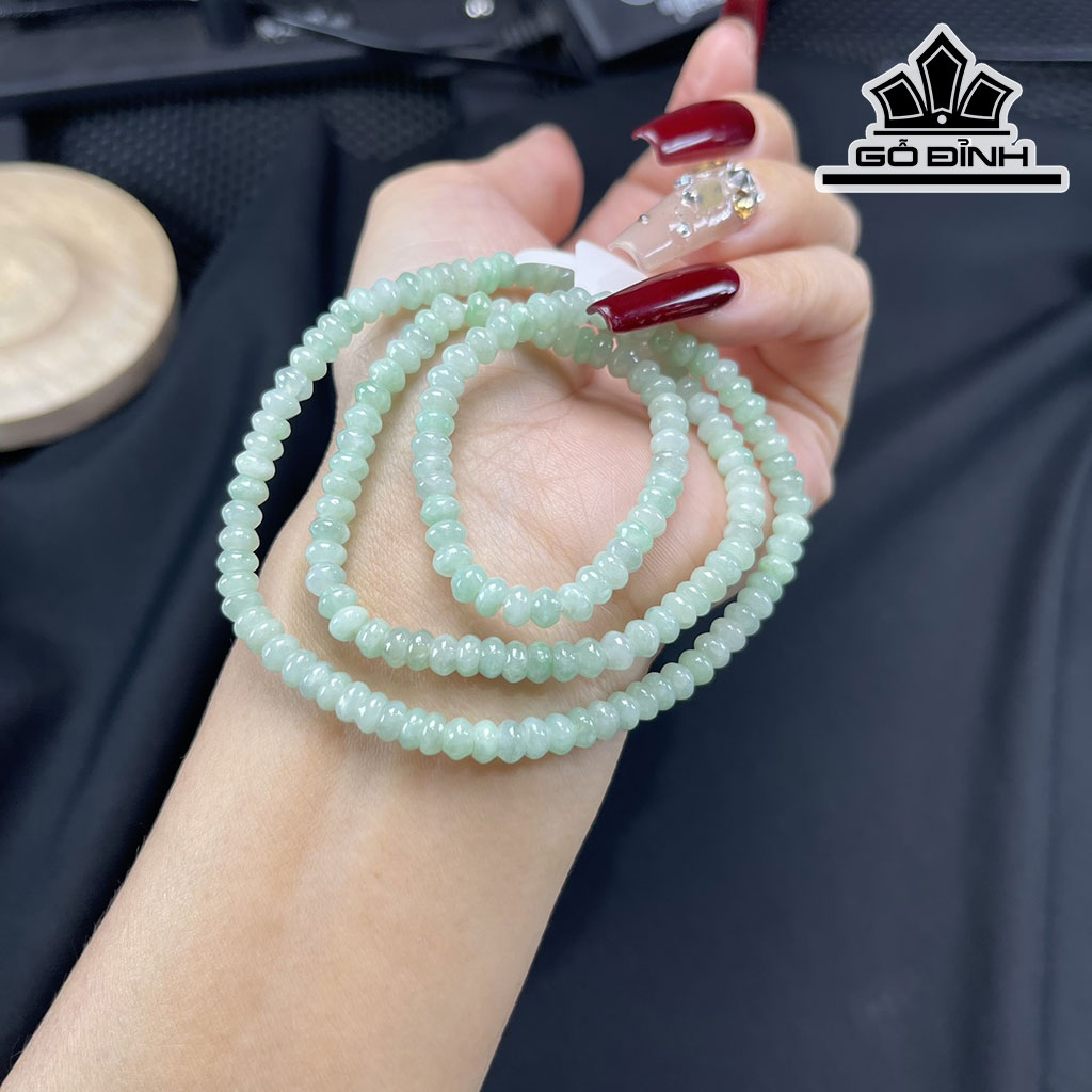 Chuỗi Đá Bạch Ngọc Đường Kính Hạt 5 (mm) 5cts