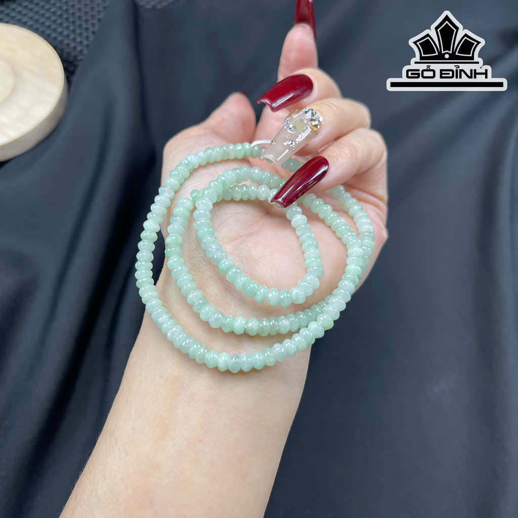 Chuỗi Đá Bạch Ngọc Đường Kính Hạt 5 (mm) 5cts