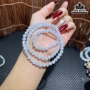 Chuỗi Đá Cẩm Thạch Phớt Tím Đường Kính Hạt 5,6 (mm) 5,6cts