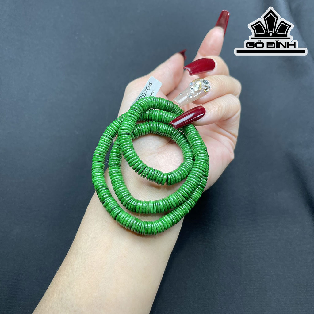 Chuỗi Đá Cẩm Thạch Sơn Thủy Đường Kính Hạt 7 (mm) 7cts