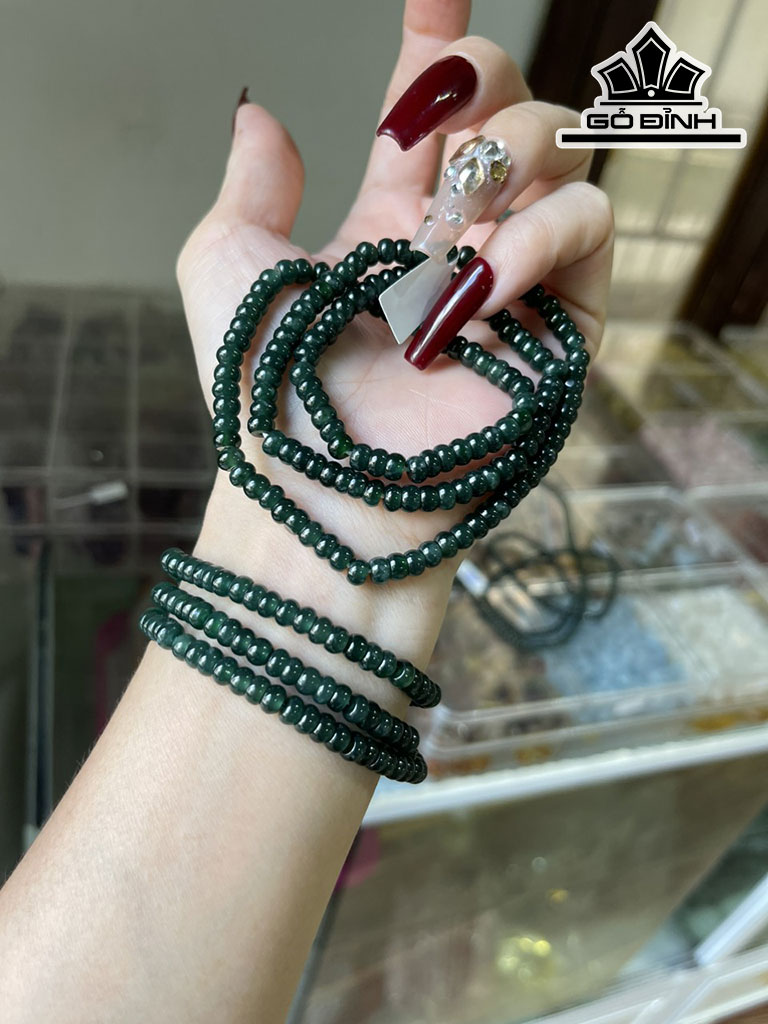 Chuỗi Đá Ngọc Lam (Turquoise) Đường Kính Hạt 5 (mm) 5cts