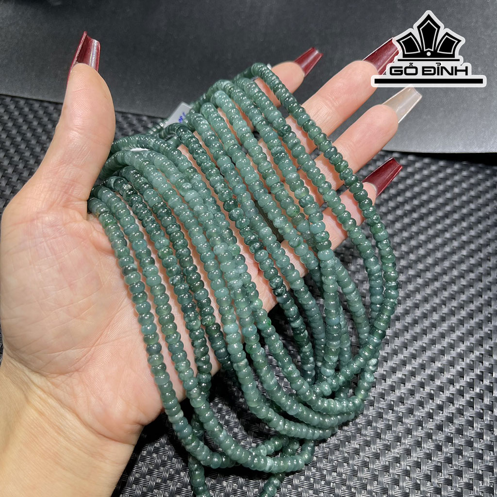 Chuỗi Đá Ngọc Lam (Turquoise) Đường Kính Hạt 5,3 (mm) 5,3cts