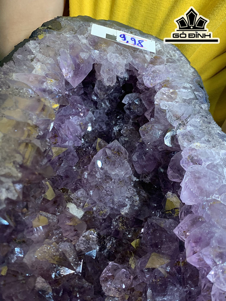 Động Đá Thạch Anh Tím Cao 40 Ngang 17 (cm) 9,98kg