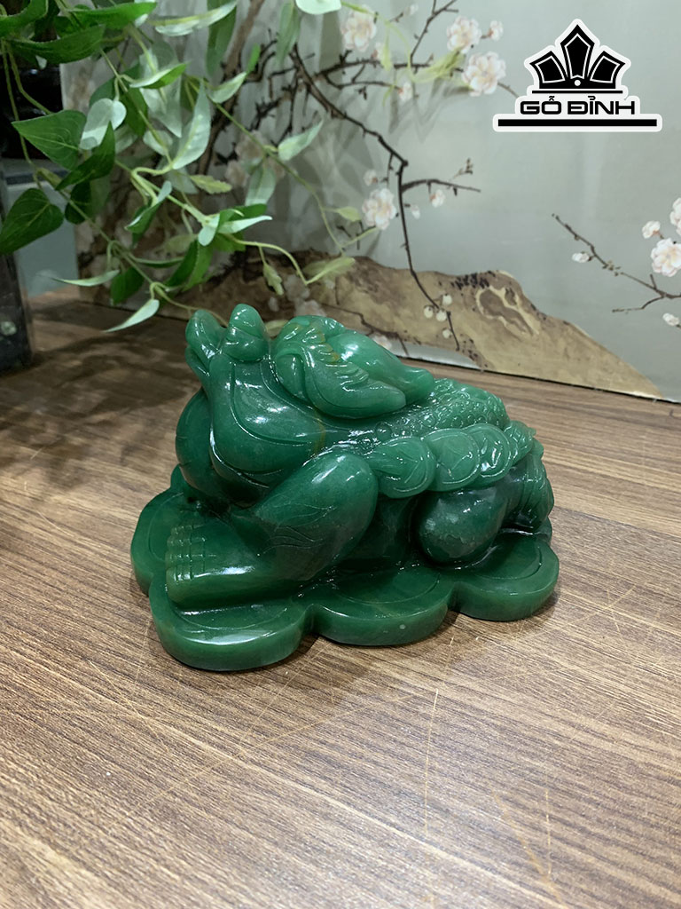 Thiềm Thừ Đá Ngọc Linh Đông Cao 10,5 Ngang 15 (cm) 2,15kg