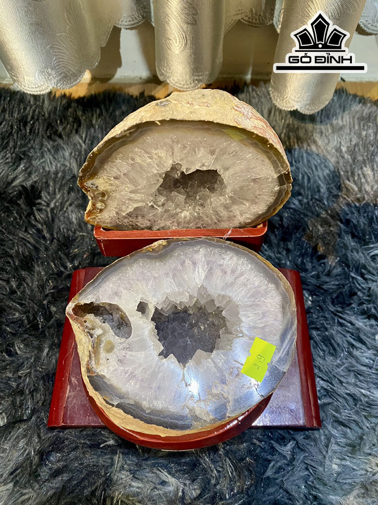 Bát Tụ Bảo Đá Mã Não Cao 13,5 Ngang 18 (cm) 2,9kg