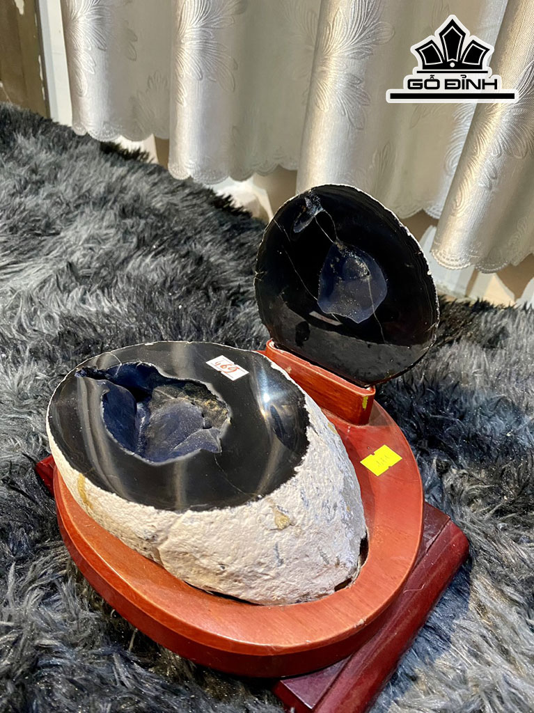 Bát Tụ Bảo Đá Mã Não Cao 16 Ngang 14 (cm) 1,71kg