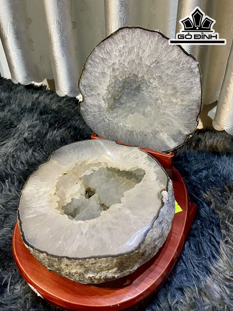 Bát Tụ Bảo Đá Mã Não Cao 22 Ngang 18 (cm) 5,05kg