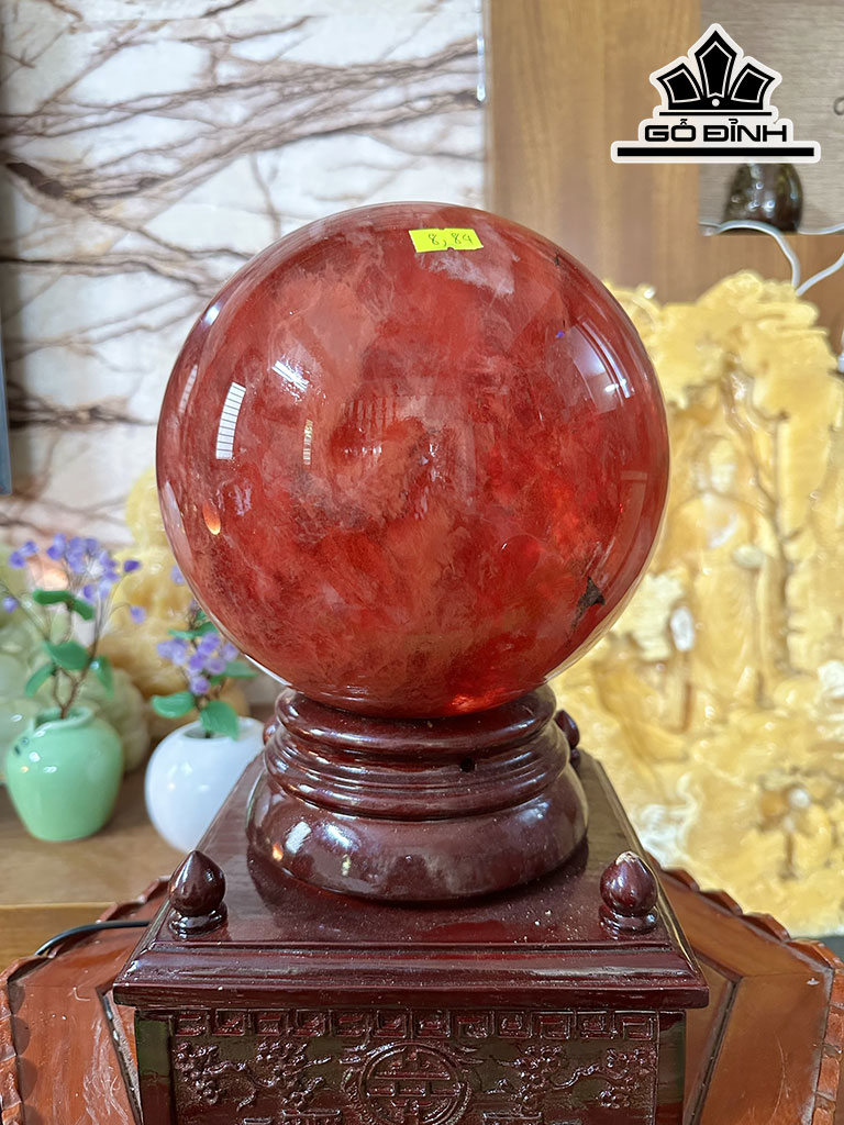 Bi Cầu Thủy Tinh Đường Kính Hạt 19 (cm) 8,84kg