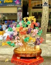 Cây Tài Lộc Phát Tài Đá Thạch Anh Cao 38 (cm)