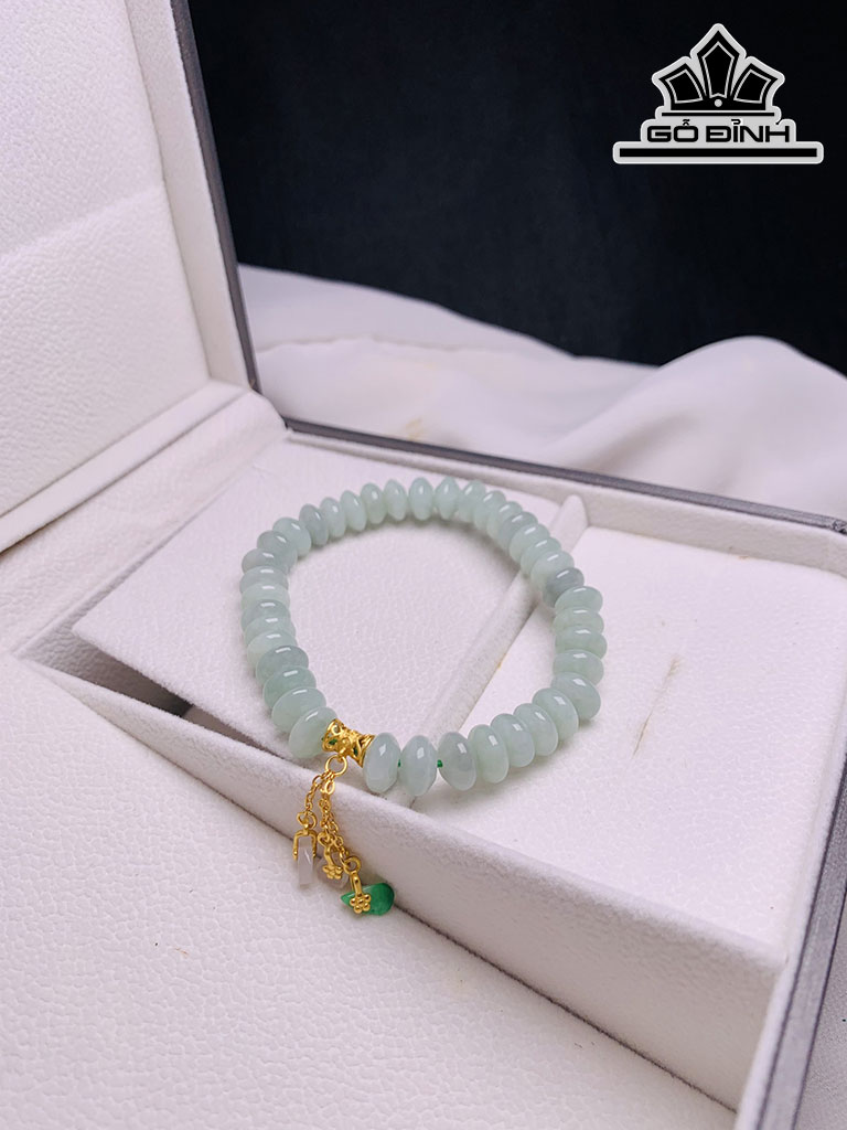 Chuỗi Đá Cẩm Thạch Đường Kính Hạt 8 (cm)