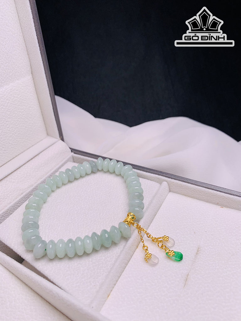 Chuỗi Đá Cẩm Thạch Đường Kính Hạt 8 (cm)