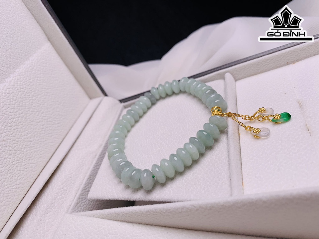 Chuỗi Đá Cẩm Thạch Đường Kính Hạt 8 (cm)