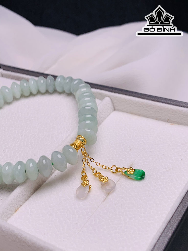 Chuỗi Đá Cẩm Thạch Đường Kính Hạt 8 (cm)