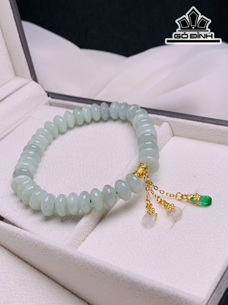 Chuỗi Đá Cẩm Thạch Đường Kính Hạt 8 (cm)