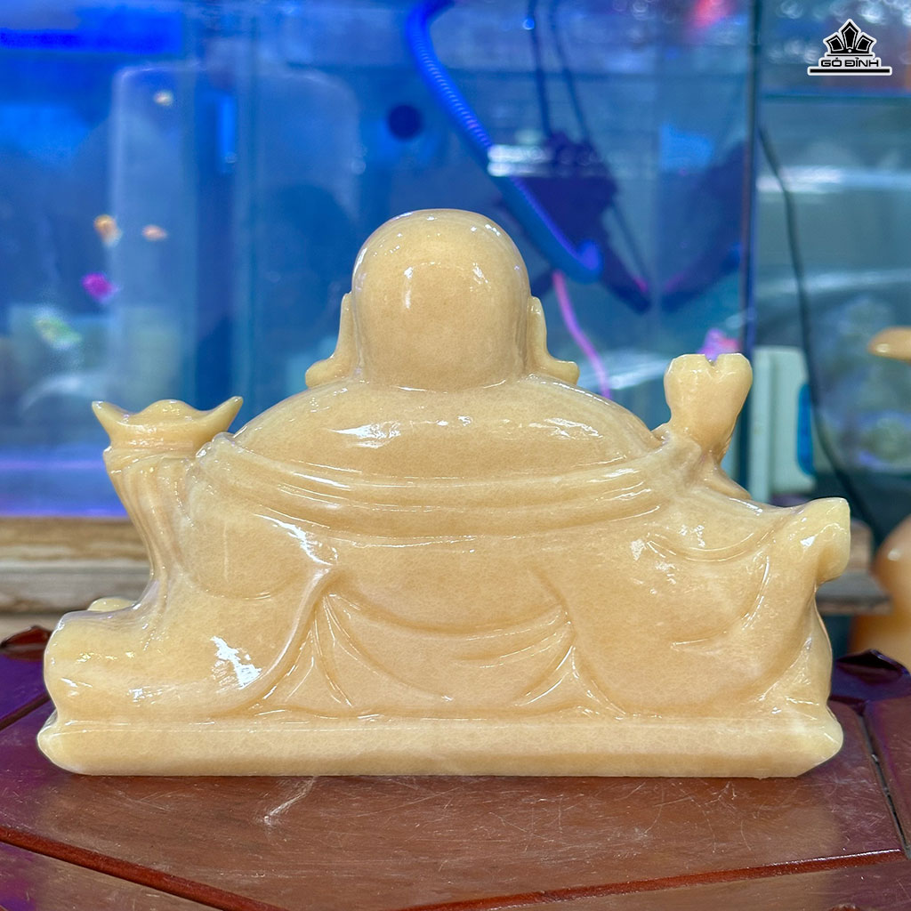 Tượng Di Lặc Đá Ngọc Hoàng Long Cao 20 (cm)