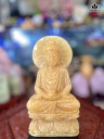 Tượng Thích Ca Hào Quang Đá Ngọc Hoàng Long Cao 20 (cm)