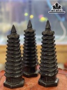 Tháp Văn Xương Đá Onyx Đen Cao 20 (cm)