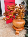 Bình Hoa Gỗ Hương Cao 55 Ngang 50 Sâu 30 (cm)