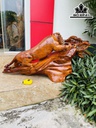 Tượng Hổ Phong Thủy Gỗ Hương Cao 46 Ngang 100 Sâu 40 (cm)