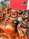 Tượng Phật Di Lặc Ngũ Phúc Gỗ Trắc Cao 39 Ngang 48 Sâu 32 (cm)