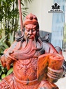 Tượng Quan Công Đọc Sách Gỗ Trắc Cao 50 Ngang 28 Sâu 23 (cm)