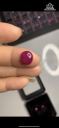 Viên Đá Ruby Đỏ Huyết Cao 4,2 Ngang 9,6 Sâu 11 (mm) 4,5cts
