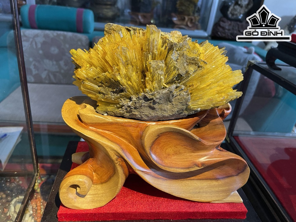 Bông Hoa Ưu Đàm Đá Trầm Tích Cao 22 Ngang 22 (cm) 3,7kg