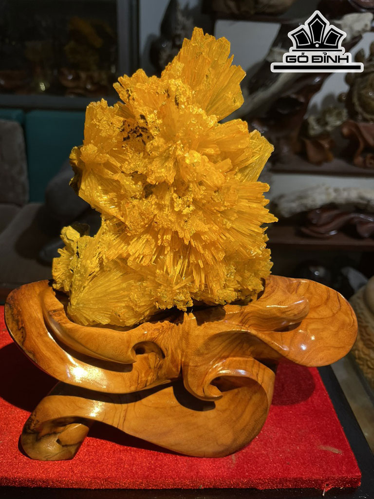 Bông Hoa Ưu Đàm Đá Trầm Tích Cao 29 (cm) 2,9kg