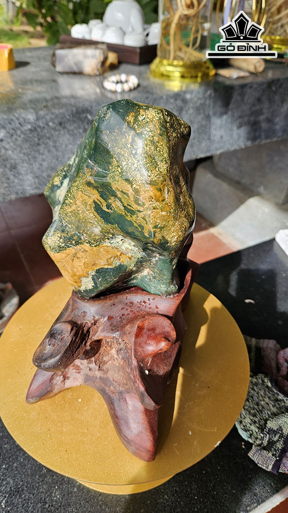 Viên Đá Caxedon Cao 30 Ngang 14 (cm) 6kg