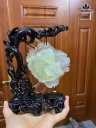 Tác Phẩm Niên Niên Hữu Dư Đá Serpentine Cao 22 (cm)