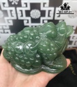 Thiềm Thừ Cóc Tài Bảo Ngọc Đông Linh Aventurine Cao 12 Ngang 9,5 Sâu 8 (cm) 0,85kg