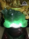 Thiềm Thừ Cóc Tài Bảo Ngọc Đông Linh Aventurine Cao 12 Ngang 9,5 Sâu 8 (cm) 0,85kg