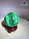 Bi Cầu Đá Malachite Đường Kính 9 (cm) 1,3kg
