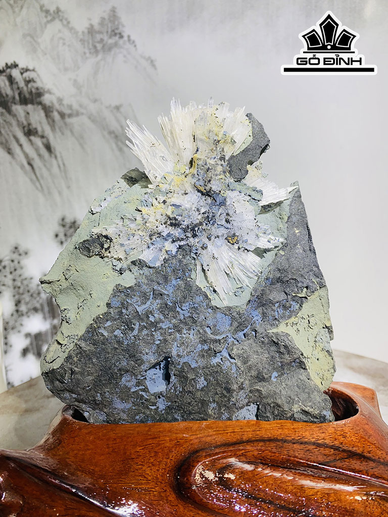 Bông Hoa Ưu Đàm Đá Trầm Tích Cao 18 Ngang 17 (cm) 1,1kg