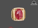 Nhẫn Nam Đá Ruby Đỏ Yên Bái 14,4cts