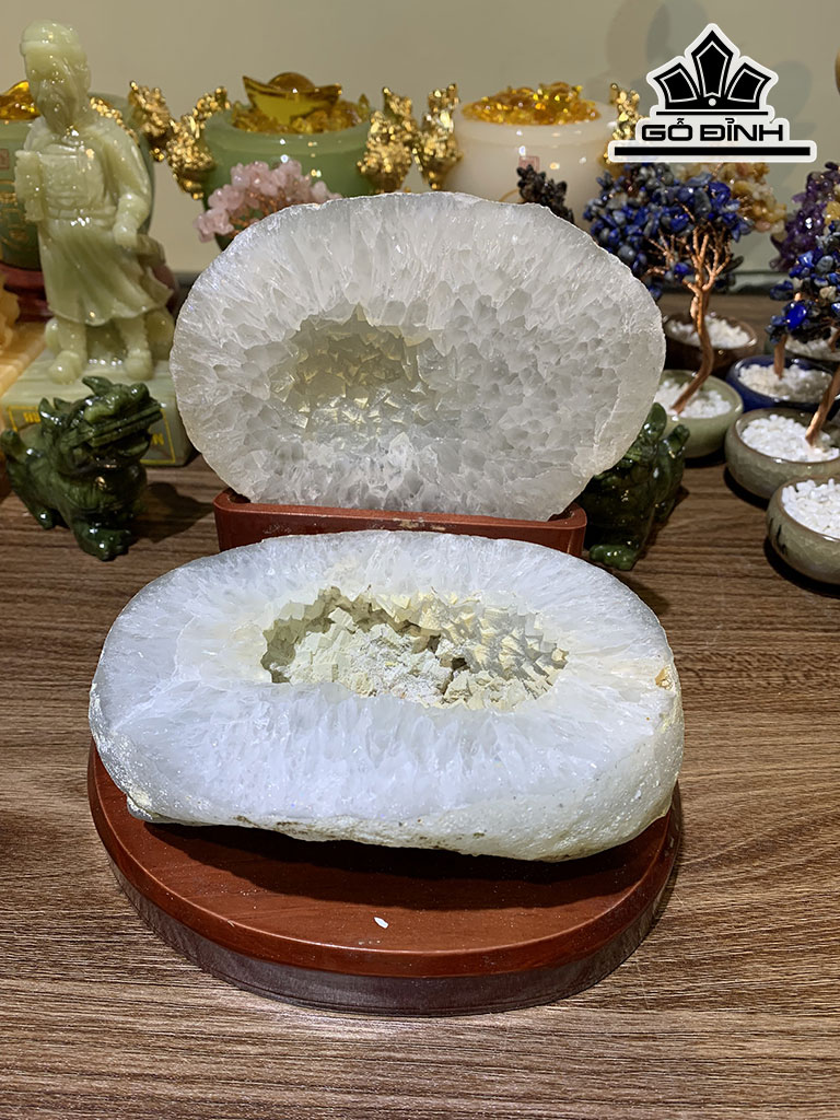 Bát Tụ Bảo Đá Mã Não Cao 18 Ngang 16 (cm) 2,94kg