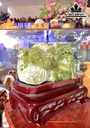 Tác Phẩm Non Sơn Gấm Vóc Đá Sapentine Cao 30 Ngang 25 (cm) 7kg