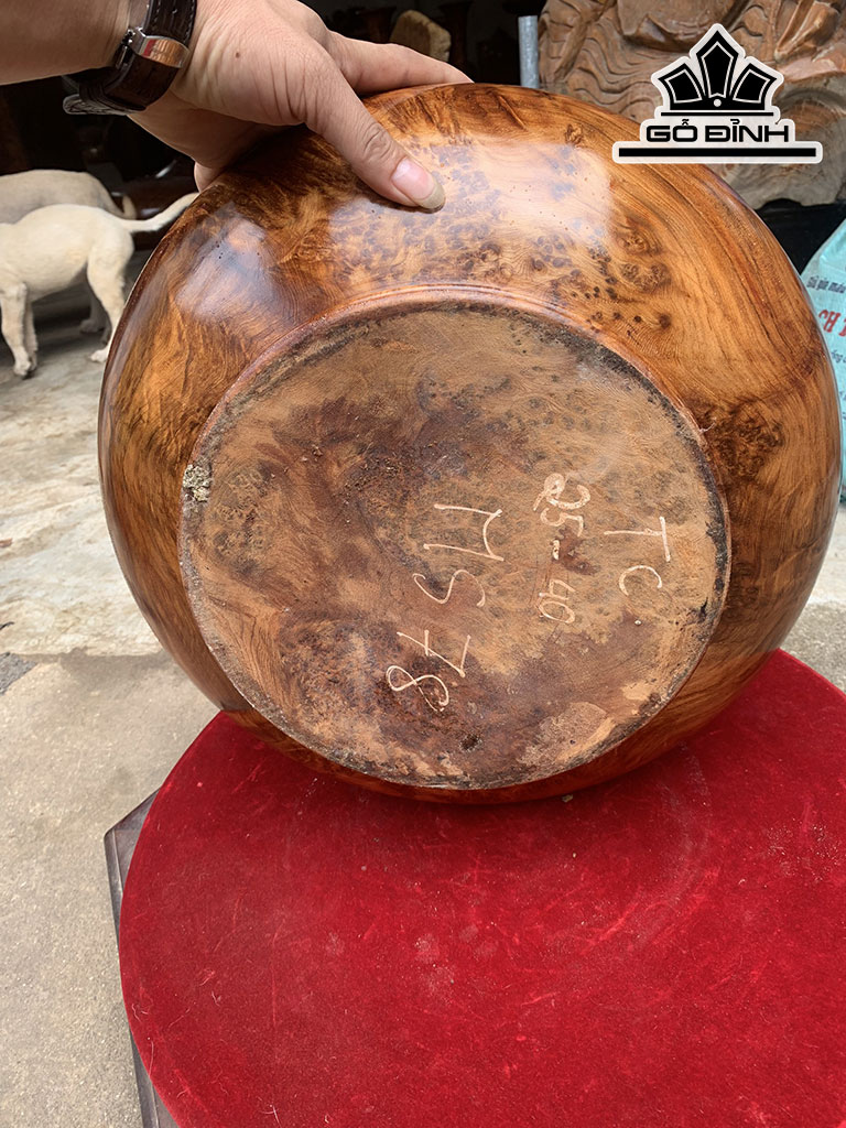 Chum Phú Quý Gỗ Nu Ngọc Am Cao 25 Đường Kính 40 (cm)
