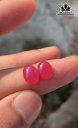 Cặp Đá Ruby Lục Yên 2,5cts