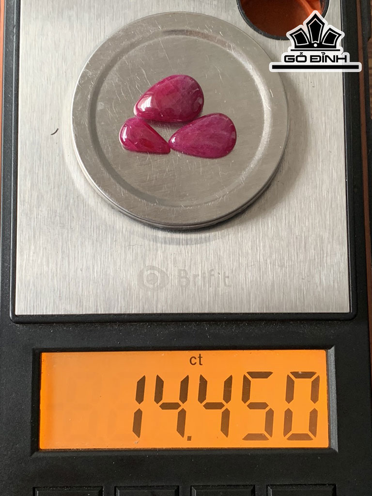 Mặt Dây Chuyền Đá Ruby Yên Bái