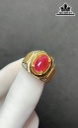 Nhẫn Nam Đá Ruby Lục Yên 3,5cts
