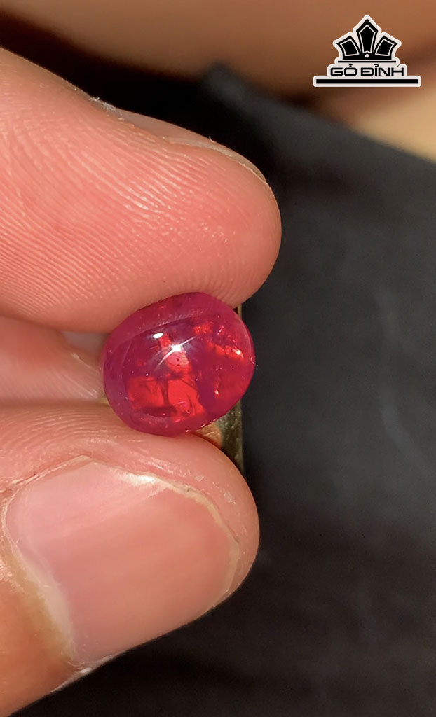 Viên Đá Lửa Lục Yên 3,9cts